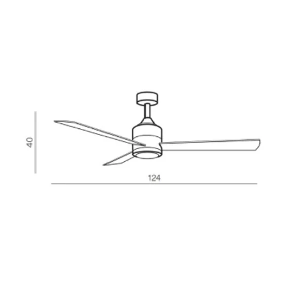Azzardo Vinca  mennyezeti ventilátoros lámpa